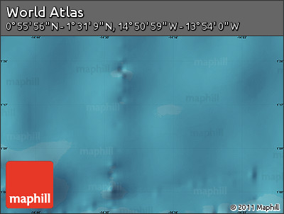 Satellite Map of the Area around 1° 13' 33" N, 14° 22' 30" W
