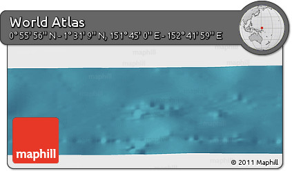 Satellite Panoramic Map of the Area around 1° 13' 33" N, 152° 13' 29" E