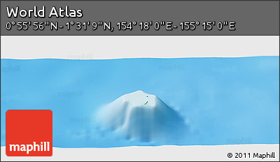 Physical Panoramic Map of the Area around 1° 13' 33" N, 154° 46' 30" E