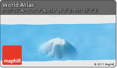 Physical Panoramic Map of the Area around 1° 13' 33" N, 154° 46' 30" E