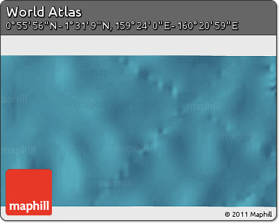 Satellite 3D Map of the Area around 1° 13' 33" N, 159° 52' 30" E