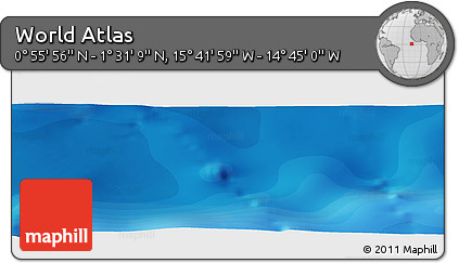 Political Panoramic Map of the Area around 1° 13' 33" N, 15° 13' 29" W