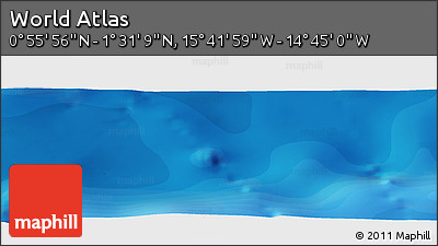 Political Panoramic Map of the Area around 1° 13' 33" N, 15° 13' 29" W