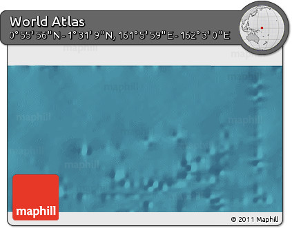 Satellite 3D Map of the Area around 1° 13' 33" N, 161° 34' 29" E