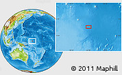 Physical Location Map of the area around 1° 13' 33" N, 161° 34' 29" E