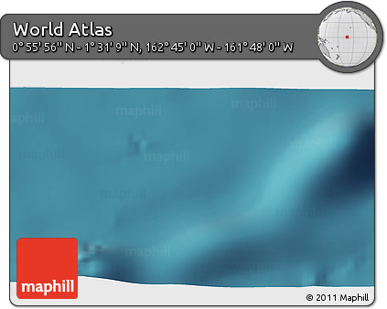 Satellite 3D Map of the Area around 1° 13' 33" N, 162° 16' 30" W