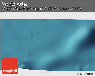 Satellite 3D Map of the Area around 1° 13' 33" N, 162° 16' 30" W