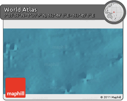 Satellite 3D Map of the Area around 1° 13' 33" N, 163° 16' 30" E