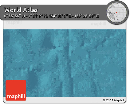 Satellite 3D Map of the Area around 1° 13' 33" N, 164° 58' 29" E