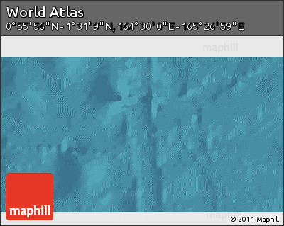Satellite 3D Map of the Area around 1° 13' 33" N, 164° 58' 29" E