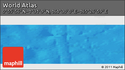 Physical Panoramic Map of the Area around 1° 13' 33" N, 164° 58' 29" E