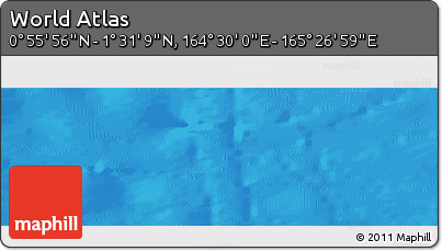 Physical Panoramic Map of the Area around 1° 13' 33" N, 164° 58' 29" E