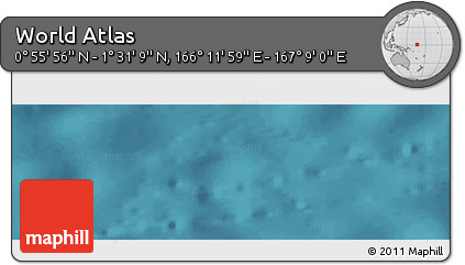 Satellite Panoramic Map of the Area around 1° 13' 33" N, 166° 40' 30" E