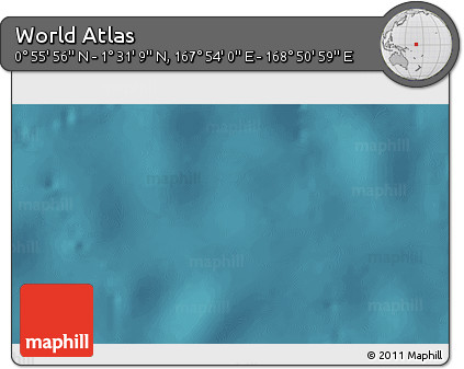 Satellite 3D Map of the Area around 1° 13' 33" N, 168° 22' 30" E