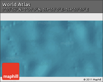 Satellite 3D Map of the Area around 1° 13' 33" N, 168° 22' 30" E