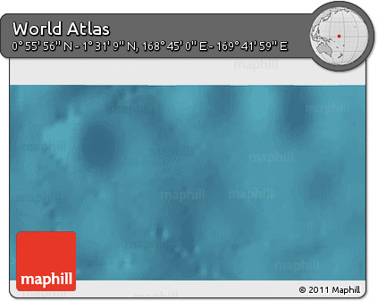 Satellite 3D Map of the Area around 1° 13' 33" N, 169° 13' 29" E