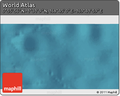 Satellite 3D Map of the Area around 1° 13' 33" N, 169° 13' 29" E