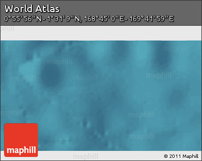 Satellite 3D Map of the Area around 1° 13' 33" N, 169° 13' 29" E