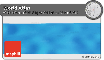 Physical Panoramic Map of the Area around 1° 13' 33" N, 171° 46' 30" E