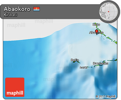 Physical 3D Map of Abaokoro