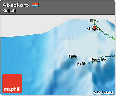 Physical 3D Map of Abaokoro