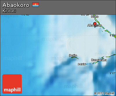 Physical Map of Abaokoro