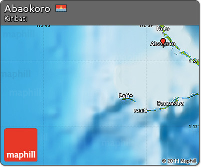 Physical Map of Abaokoro