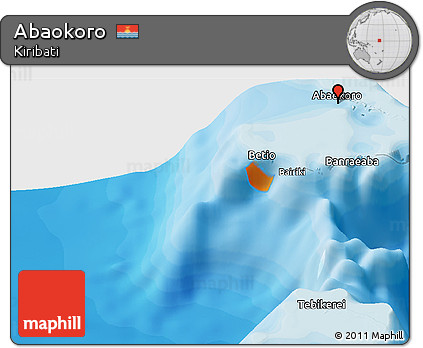 Political Panoramic Map of Abaokoro