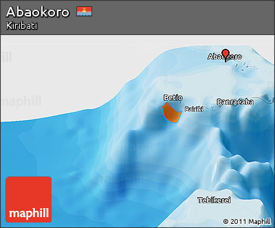 Political Panoramic Map of Abaokoro