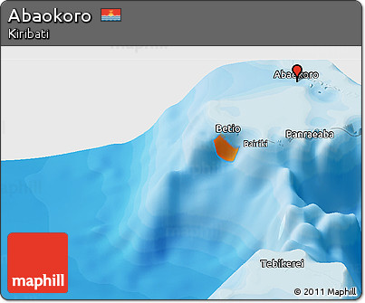 Political Panoramic Map of Abaokoro