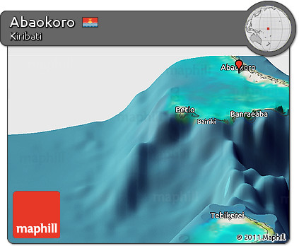 Satellite Panoramic Map of Abaokoro