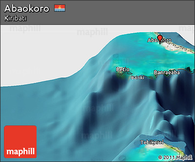 Satellite Panoramic Map of Abaokoro