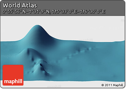 Satellite Panoramic Map of the Area around 1° 13' 33" N, 176° 1' 30" E