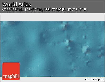 Satellite 3D Map of the Area around 1° 13' 33" N, 178° 34' 29" E