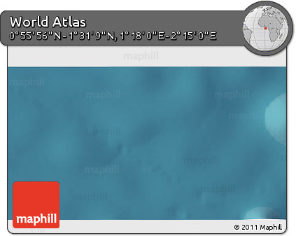 Satellite 3D Map of the Area around 1° 13' 33" N, 1° 46' 29" E