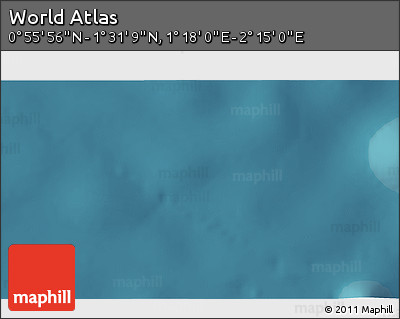 Satellite 3D Map of the Area around 1° 13' 33" N, 1° 46' 29" E