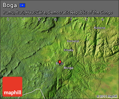 Satellite Map of Boga