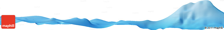 Shaded Relief Horizon Map of the Area around 1° 13' 33" N, 29° 40' 29" W Shaded Relief Horizon Map of the Area around 1° 13' 33" N, 29° 40' 29" W