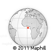 Outline Map of the Area around 1° 13' 33" N, 2° 37' 30" E, rectangular outline