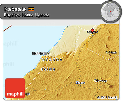 Physical 3D Map of Kabaale