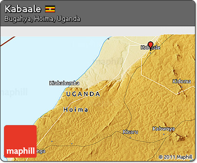 Physical 3D Map of Kabaale