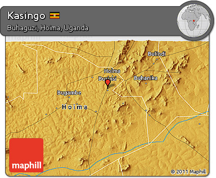 Physical 3D Map of Kasingo