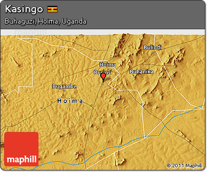 Physical 3D Map of Kasingo