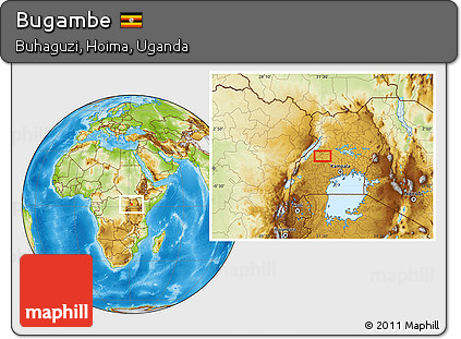 Physical Location Map of Bugambe