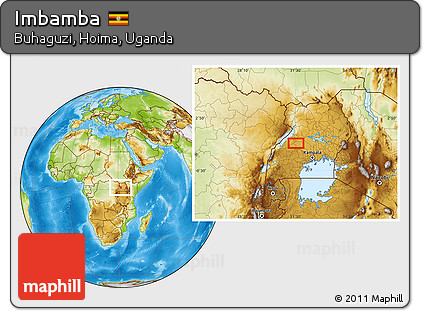 Physical Location Map of Imbamba