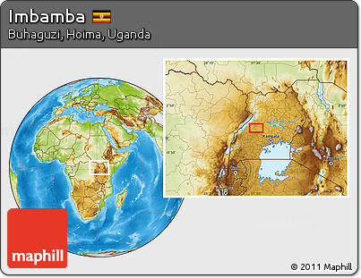 Physical Location Map of Imbamba