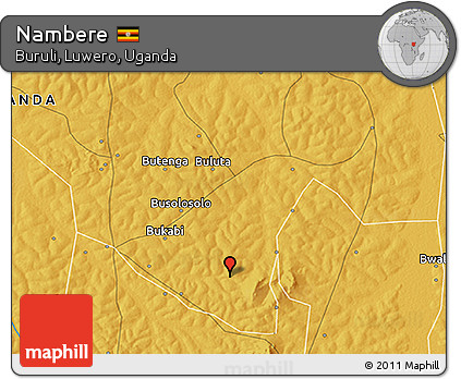 Physical 3D Map of Nambere