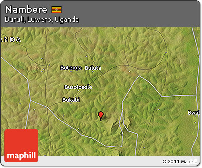 Satellite 3D Map of Nambere