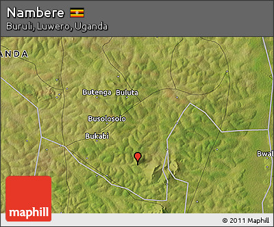 Satellite 3D Map of Nambere