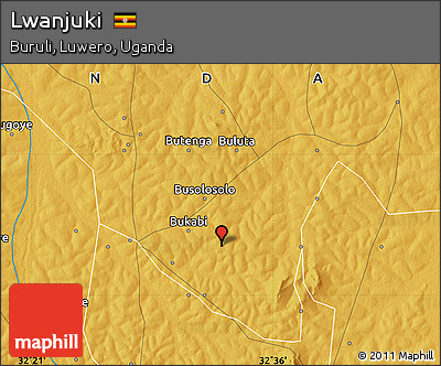 Physical Map of Lwanjuki